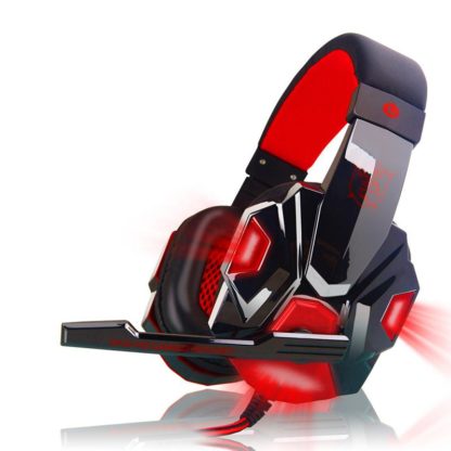 Gaming Headsets Big  LED Light Mic Stereo Earphones