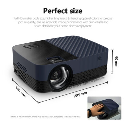 AUN Z5S Full HD 1080P Projector LED Theater Android 9 TV 1920x1080P Video Projector for Home Cinema - Image 5