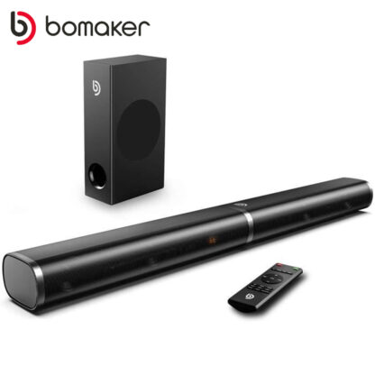 BOMAKER 190W TV Soundbar Bluetooth 5.0 Speaker Home Theater